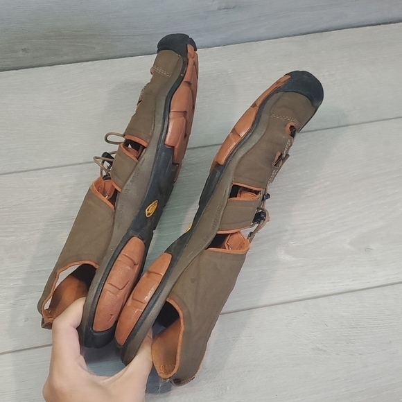 Keen Mens Outdoor Shitake Bombay Hiking Comfort Leather Sandals shoes sz 11.5 main image 5
